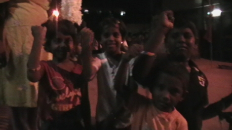Children from the Hindu Temple w/ Politics is a good thing! bracelets